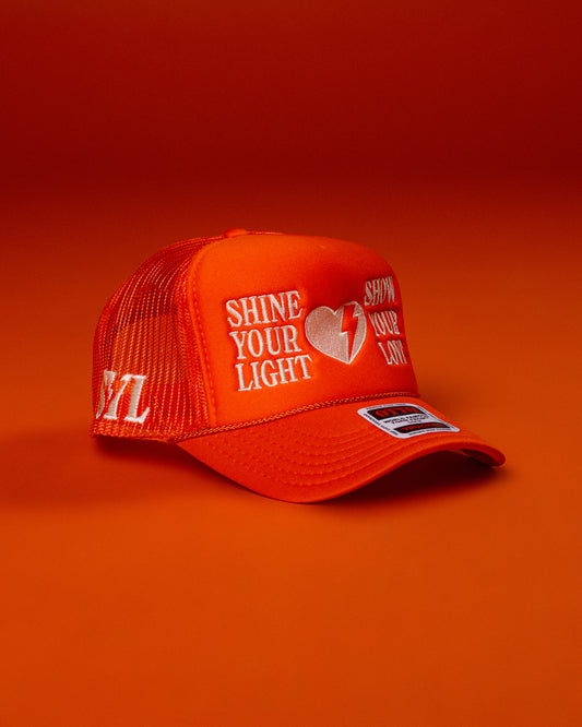 Orange Foam Trucker Hat