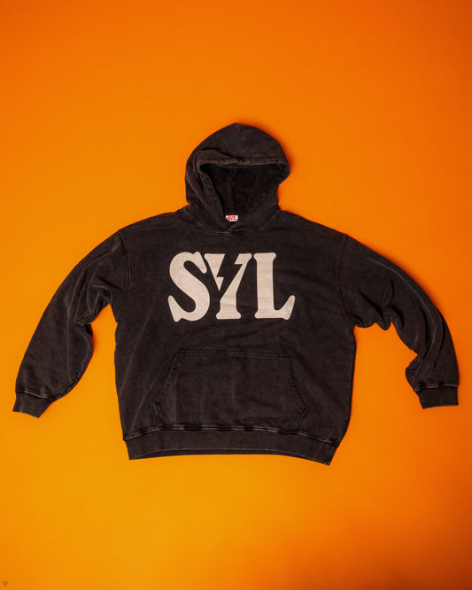 Washed Black SYL Hoodie