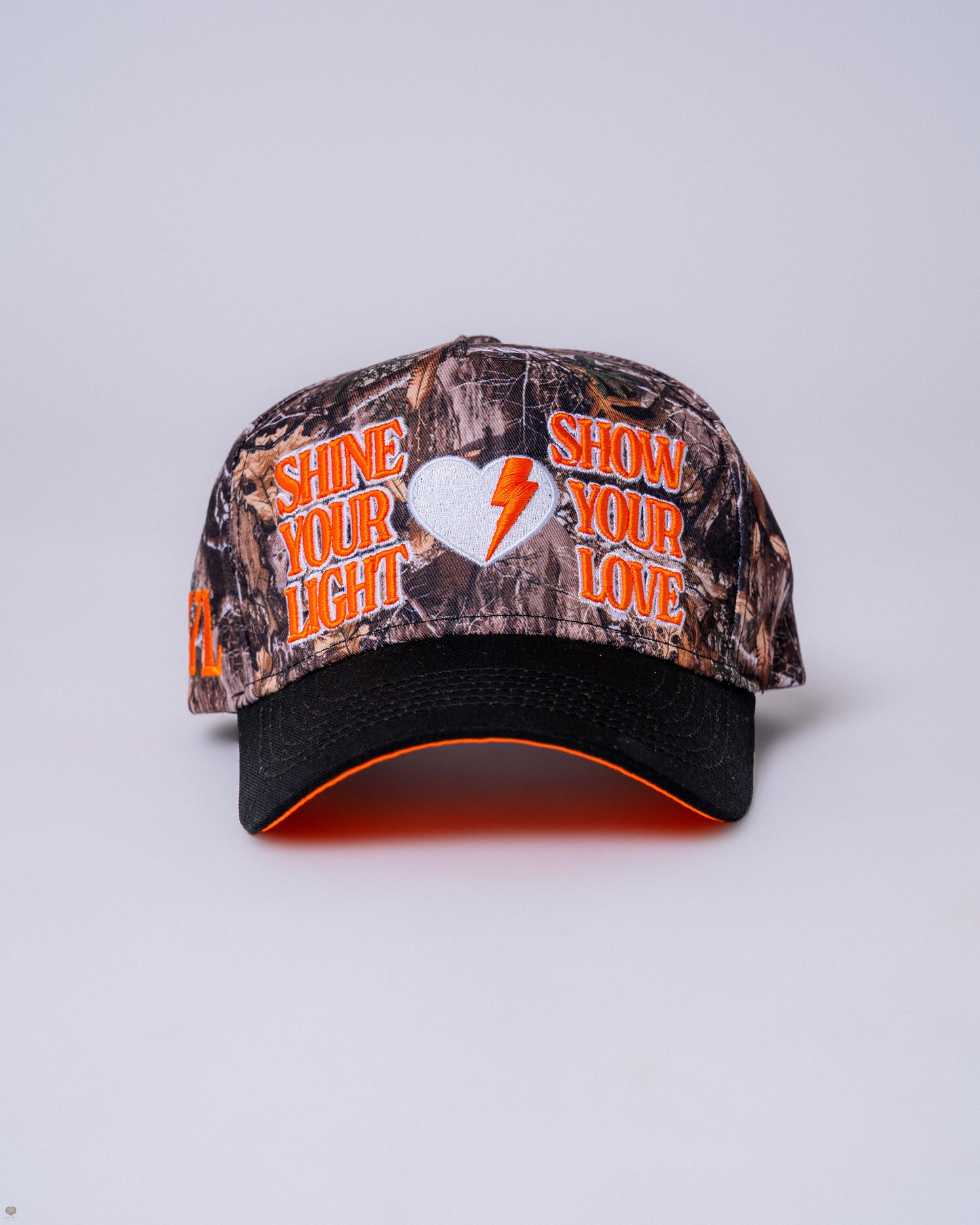 Camo & Orange Trucker Hat